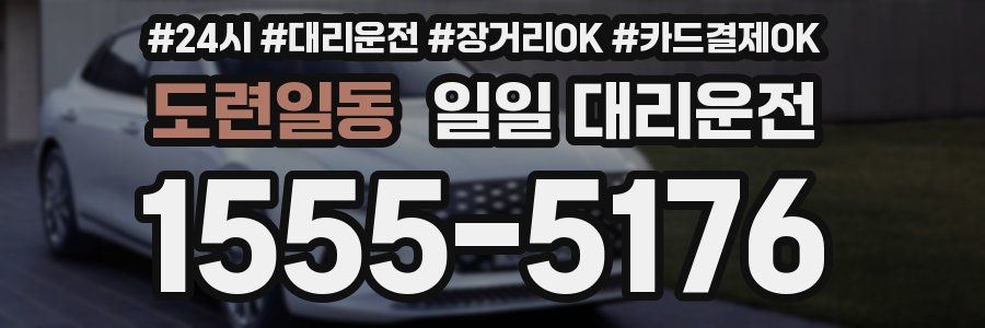 도련일동 일일 대리운전