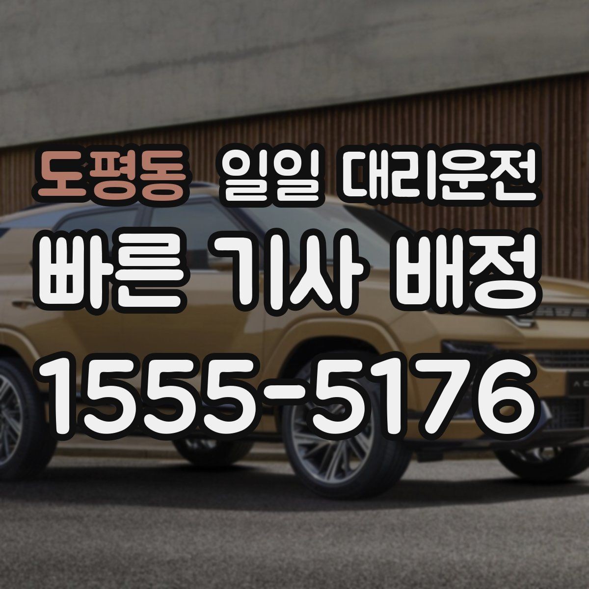 도평동 일일 대리운전 선택할 때 확인할 서비스 범위