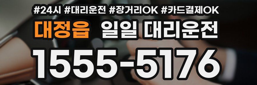 대정읍 일일 대리운전