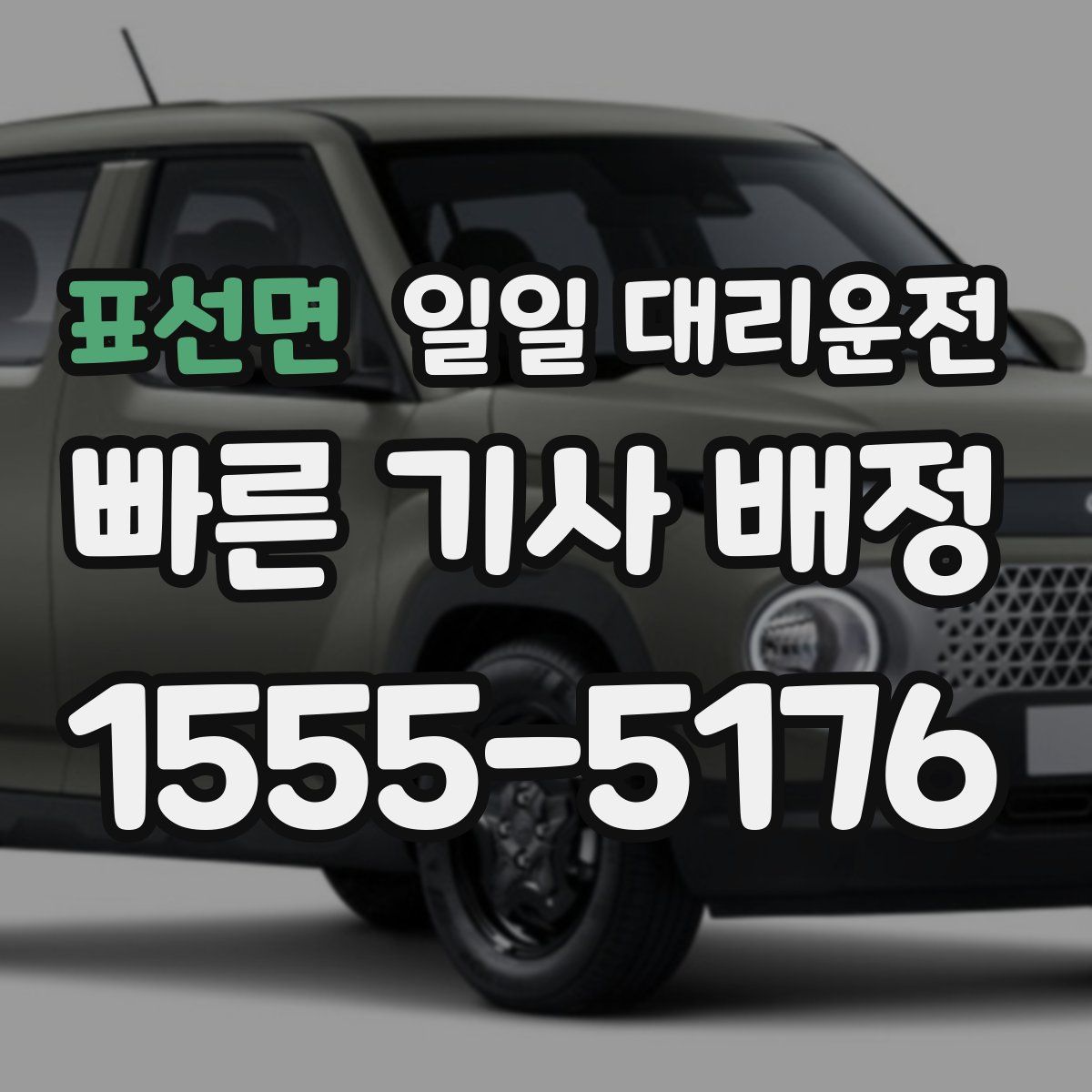 표선면 일일 대리운전