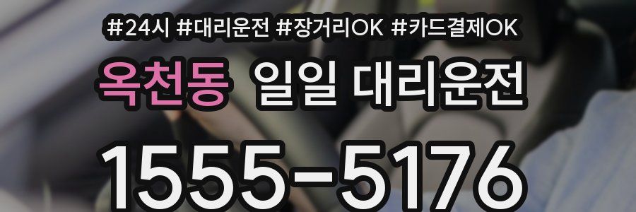 옥천동 일일 대리운전