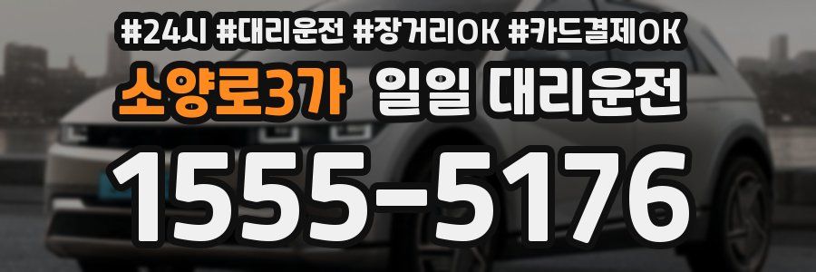 소양로3가 일일 대리운전