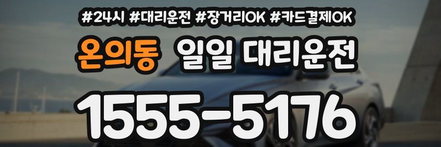 온의동 일일 대리운전