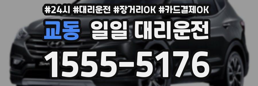 교동 일일 대리운전