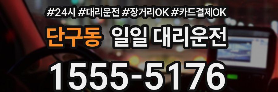 단구동 일일 대리운전