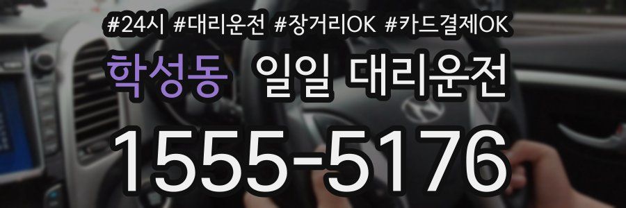 학성동 일일 대리운전