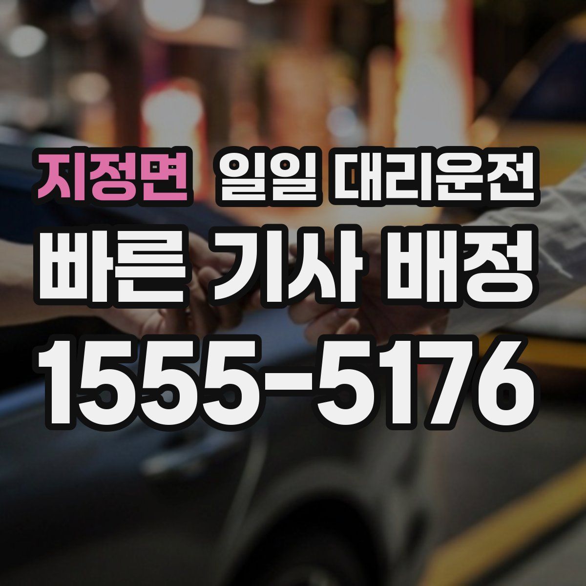 지정면 일일 대리운전