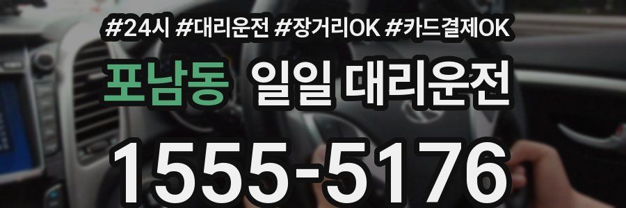 포남동 일일 대리운전