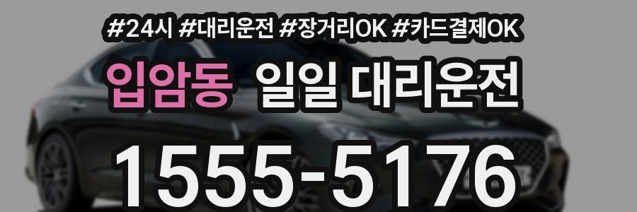 입암동 일일 대리운전
