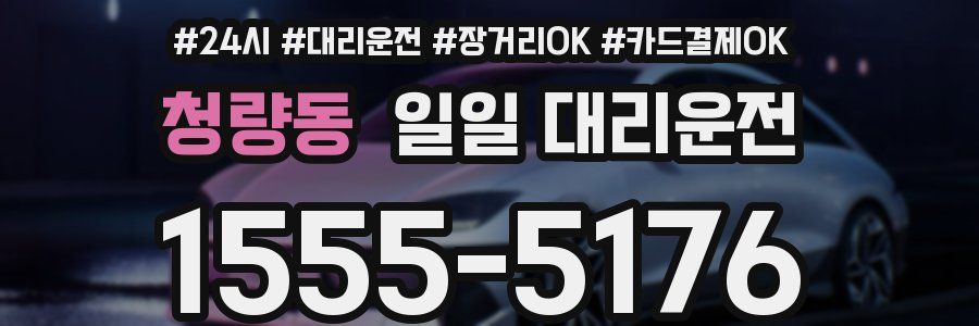 청량동 일일 대리운전