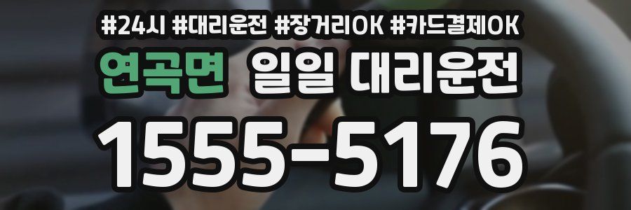 연곡면 일일 대리운전