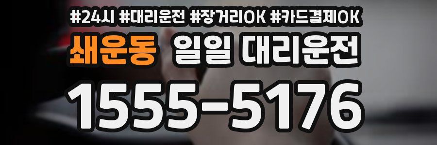 쇄운동 일일 대리운전