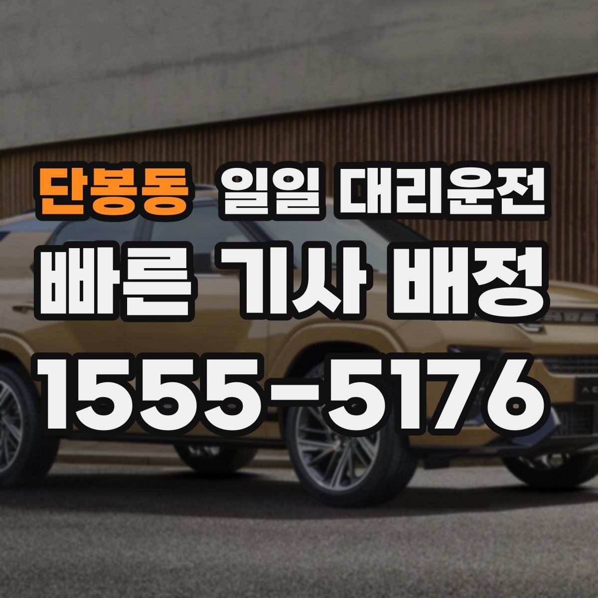 단봉동 일일 대리운전