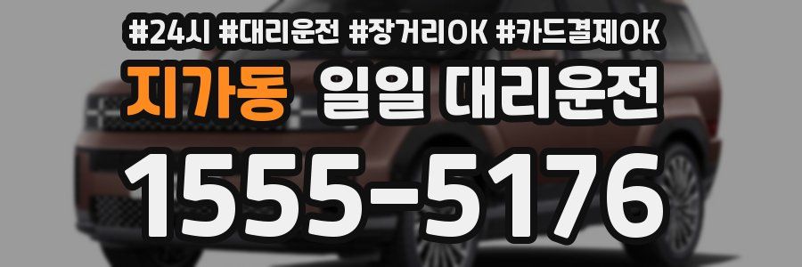 지가동 일일 대리운전