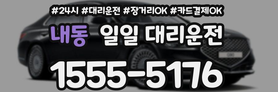 내동 일일 대리운전