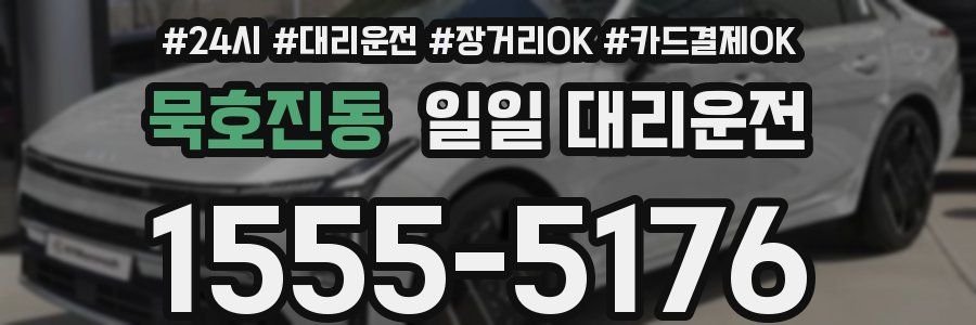 묵호진동 일일 대리운전