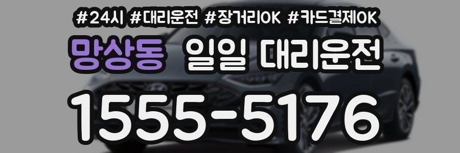 망상동 일일 대리운전
