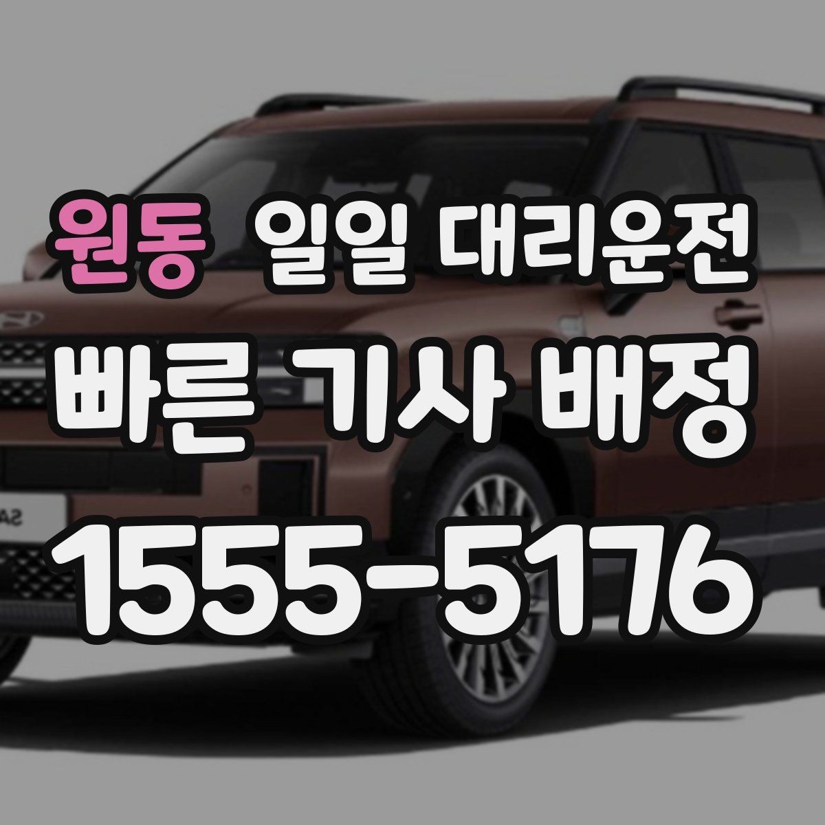 원동 일일 대리운전 비용 문의와 예약 전 확인사항