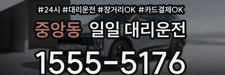 중앙동 일일 대리운전