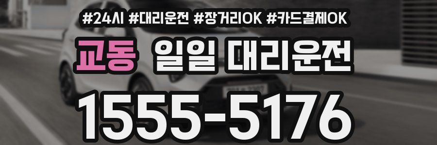 교동 일일 대리운전