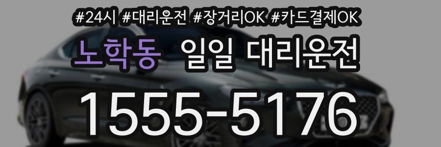 노학동 일일 대리운전