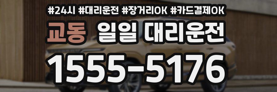 교동 일일 대리운전