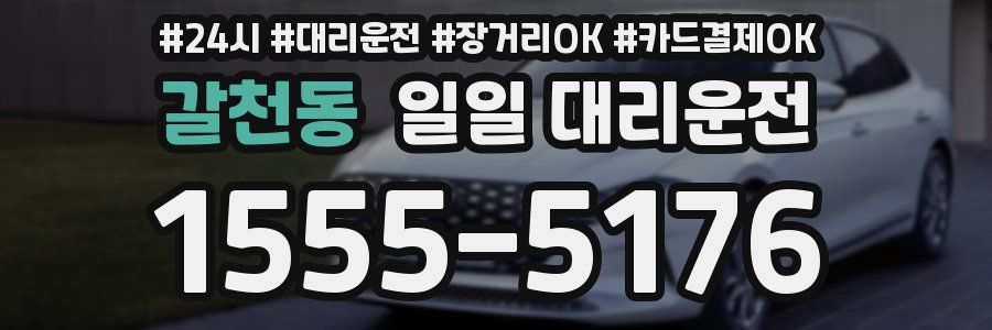 갈천동 일일 대리운전
