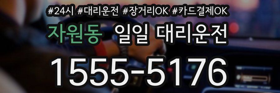 자원동 일일 대리운전