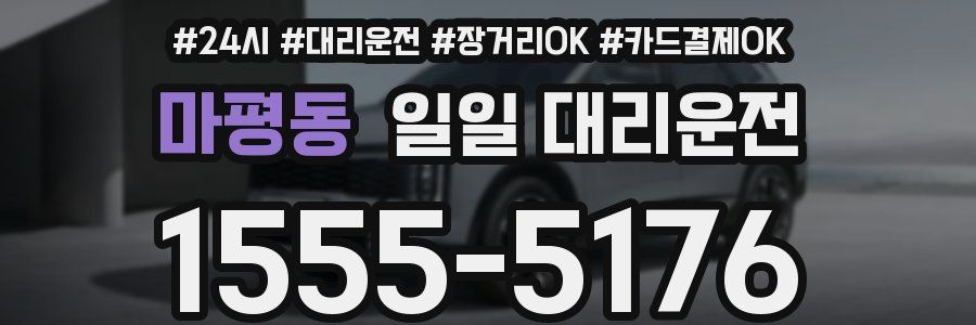 마평동 일일 대리운전