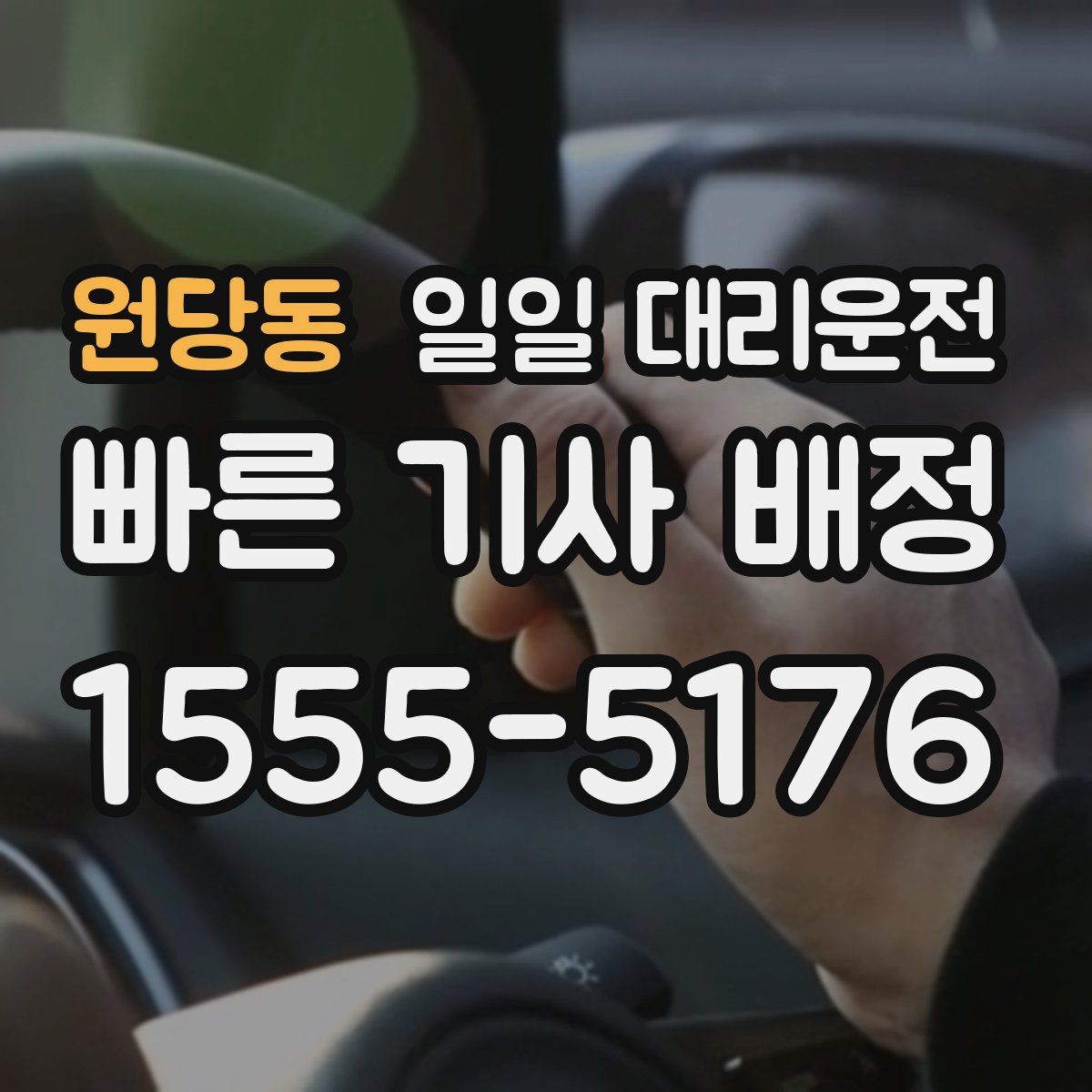 원당동 일일 대리운전
