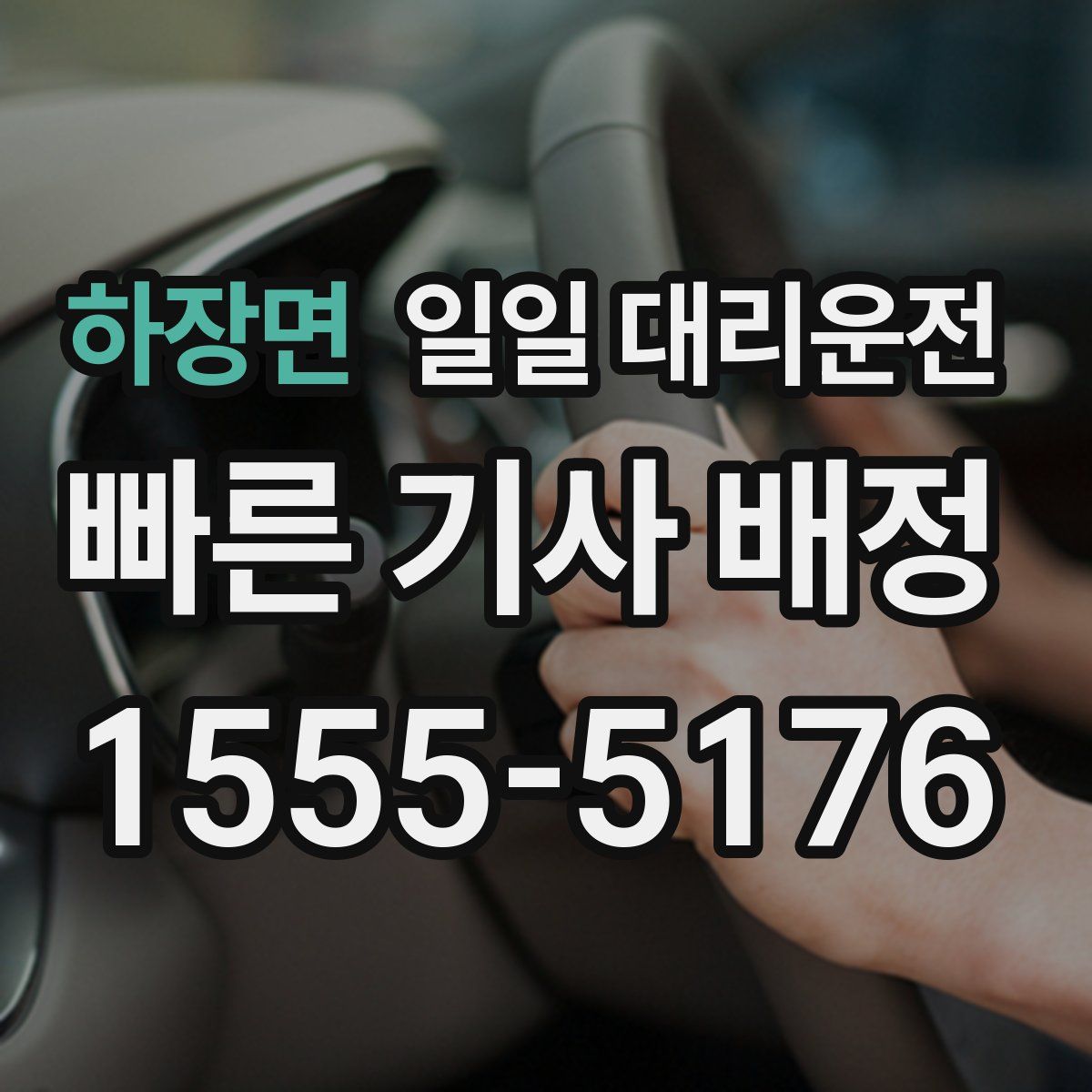 하장면 일일 대리운전