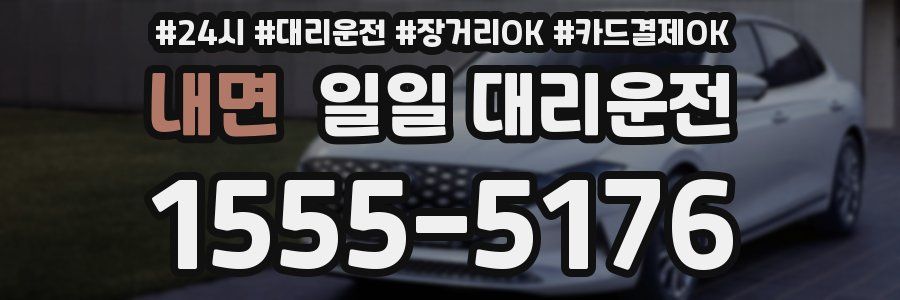 내면 일일 대리운전