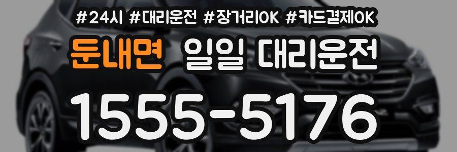 둔내면 일일 대리운전