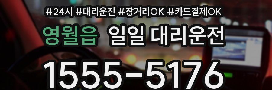 영월읍 일일 대리운전