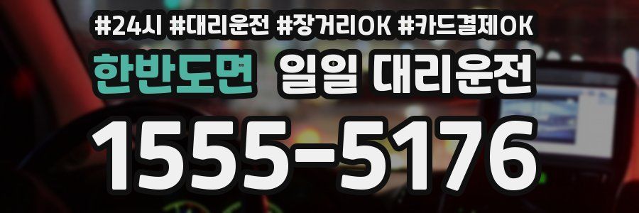 한반도면 일일 대리운전