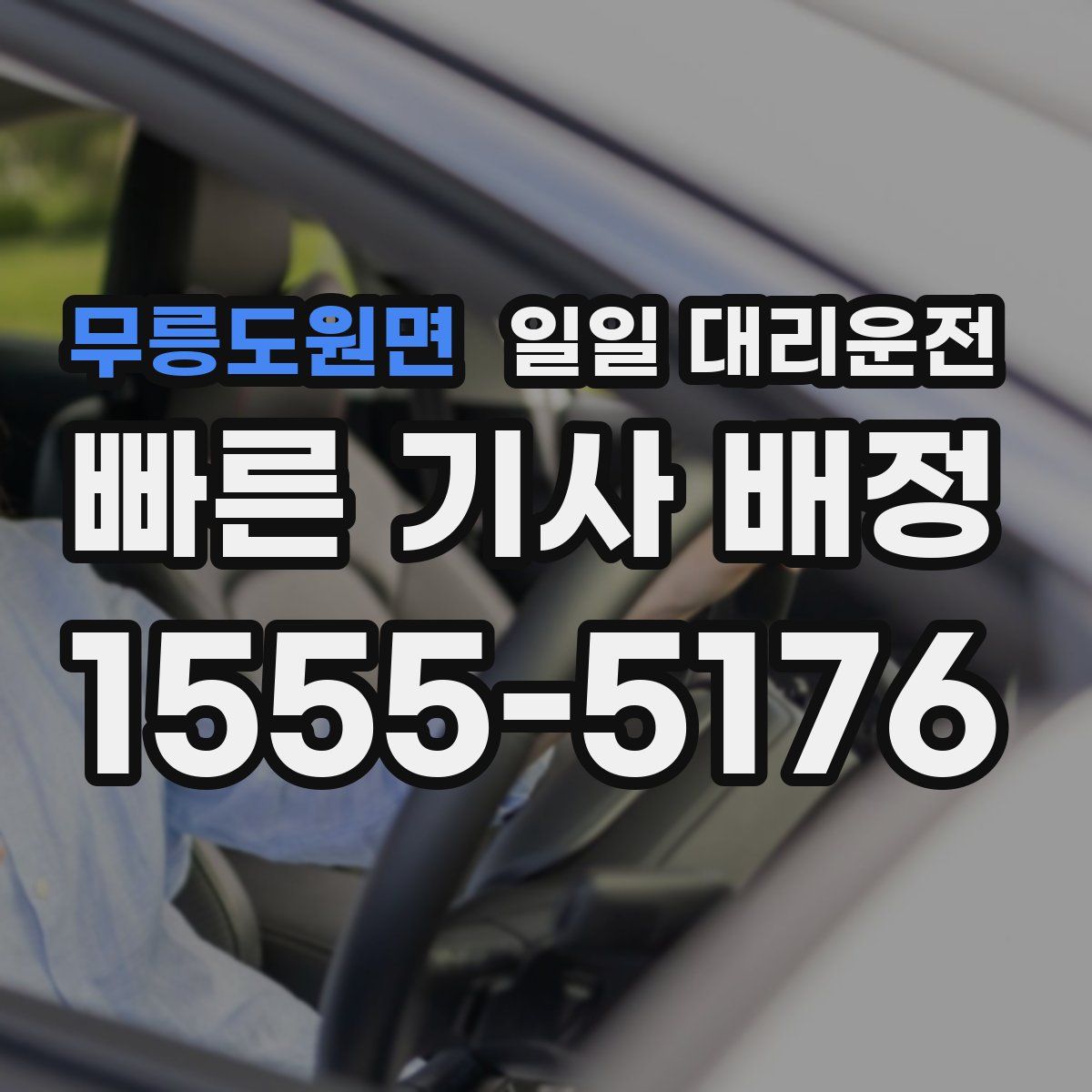 무릉도원면 일일 대리운전