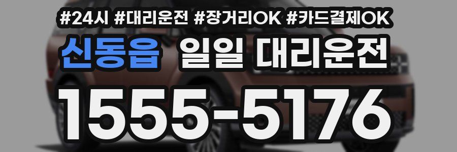 신동읍 일일 대리운전