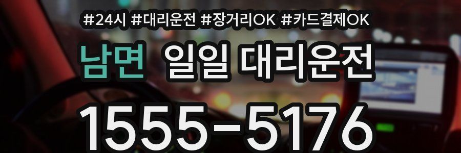 남면 일일 대리운전