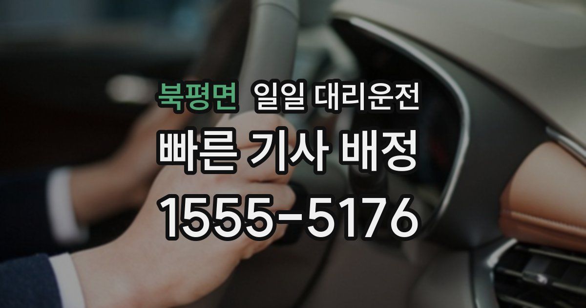 북평면 일일 대리운전