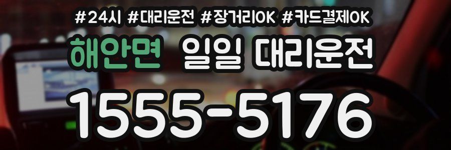 해안면 일일 대리운전