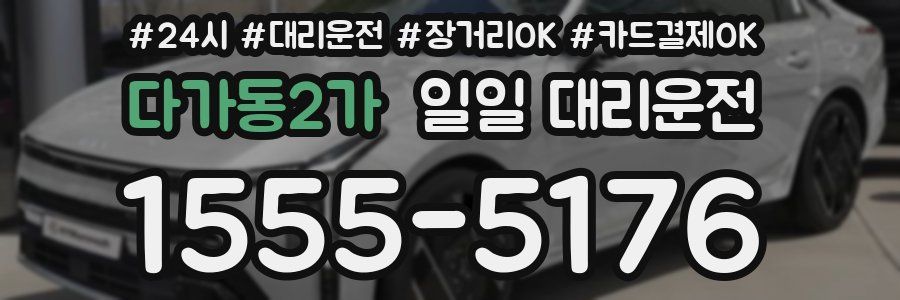 다가동2가 일일 대리운전