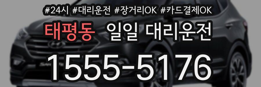 태평동 일일 대리운전