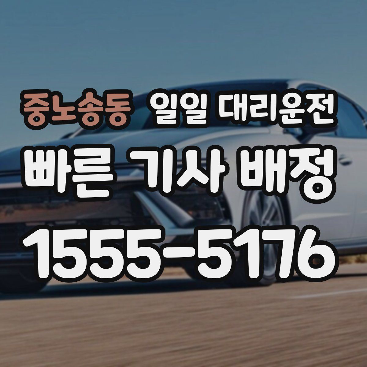 중노송동 일일 대리운전
