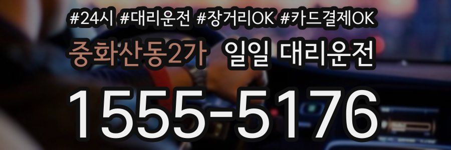 중화산동2가 일일 대리운전