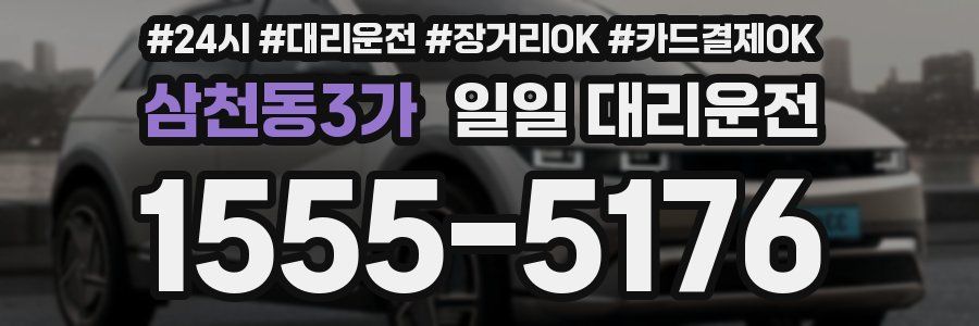 삼천동3가 일일 대리운전