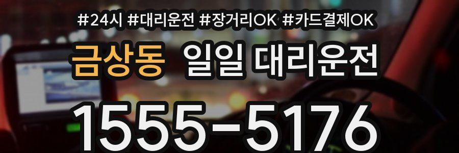 금상동 일일 대리운전
