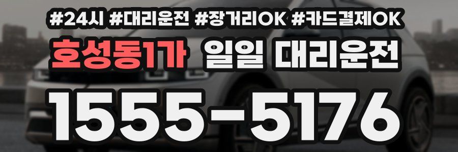 호성동1가 일일 대리운전