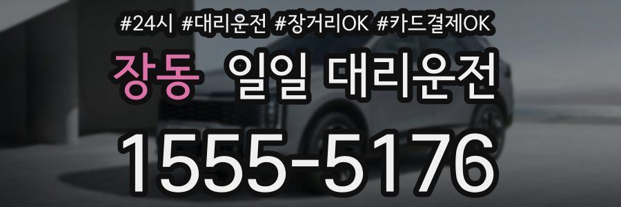 장동 일일 대리운전