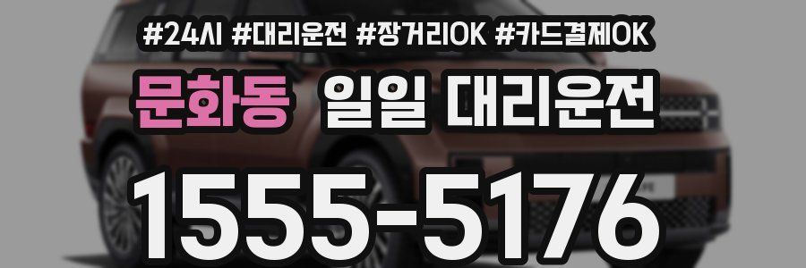 문화동 일일 대리운전