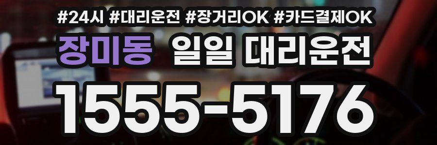 장미동 일일 대리운전